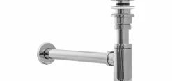Siphon de lavabo + bonde REA Clic-Clac Chrome