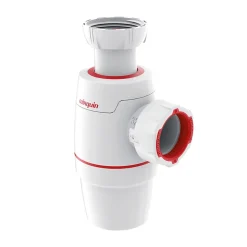 Siphon de lavabo Wirquin NEO 30722152 Ø d'entrée 1’’1/4, Ø de sortie 32 mm garde d'eau 50 mm