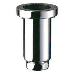Siphon d'urinoir - Modèle : Laiton chromé - Hauteur : 114mm