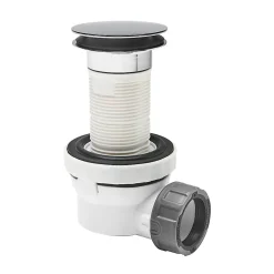Siphon 32mm XS Pure 100mm et bonde quick-clac Wirquin