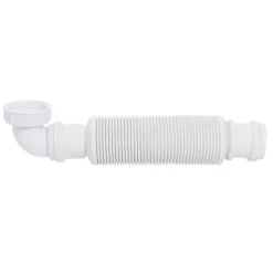 Siphon pour évier - WIRQUIN - Longueur 274 mm - Diamètre 40 mm