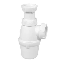 Siphon réglable à compression blanc 32mm Wirquin