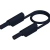 SKS Hirschmann MLS WS 50/1 sw Cordon de mesure de sécurité Banane 4 mm 0.50 m noir