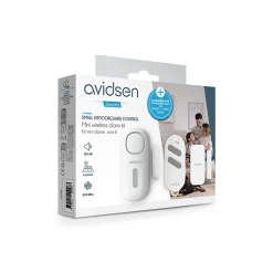 SMALL KITDOORGUARD CONTROL - Kit mini alarme pour porte et fenêtre avec sirène intégrée et télécommande - Avidsen - 100028