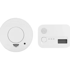 Smartwares FSE-19204 kit sécurité - détecteur de fumée et détecteur de monoxyde de carbone, pile remplaçable, durée de vie 10 ans