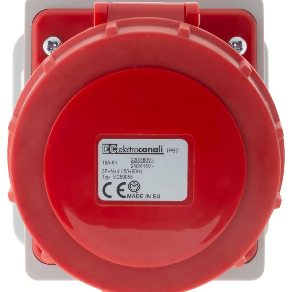 Socle IEC309 3P+N+T 16A - Zenitech