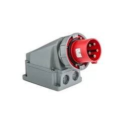 Socle Male 63a Tétrapolaire 380v - 3p+n+t - étanche Ip67 - Ide