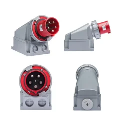 Socle Male 63a Tétrapolaire 380v - 3p+n+t - étanche Ip67 - Ide