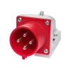 Socle Male Triphasé 32a 3p+t 380v - 4 Broches - étanche Ip44 - Ide