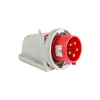Socle Male Tétra 32a 3p+n+t 380v - 5 Broches - étanche Ip67- Livré Avec Bouchon D'étanchéité- Ide
