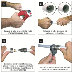 Somatherm For You - Coude à visser pour tube Multicouche diam 20 - Mâle 15/21
