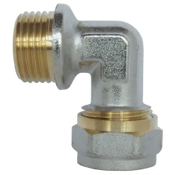 Somatherm For You - Coude à visser pour tube Multicouche diam 20 - Mâle 20/27