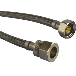 Somatherm For You - Flexible sanitaire - Raccord bicone tube cuivre diam 12 - Femelle 3/8 L: 300mm DN8