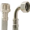 Somatherm For You - Flexible sanitaire - Mâle 1/2 et écrou tournant coudé 3/4 - 1000mm - DN8