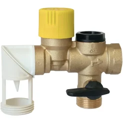 Somatherm For You - Groupe double sécurité téflon orientable + raccord diélectrique pour eau calcaire