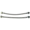 Somatherm For You - Lot de 2 flexibles sanitaires - Raccord 2 écrous tournants 1/2 - 500mm DN8