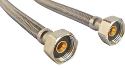 Somatherm For You - Lot de 2 flexibles sanitaires - Raccord 2 écrous tournants 1/2 - 500mm DN8