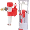 Somatherm For You - Mécanisme complet à double poussoir à étrier NF avec robinet réversible