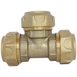 Somatherm For You - Raccord laiton Té égal Serrage Extérieur pour tube PE diam 20 mm