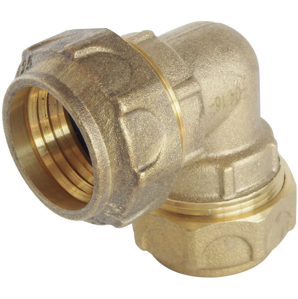 Somatherm For You - Raccord laiton coudé égal Serrage Extérieur pour tube PE diam 25 mm