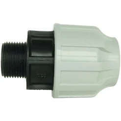 Somatherm For You - Raccord plastique droit pour tube PE diam 40 mm - Mâle 1 1/4