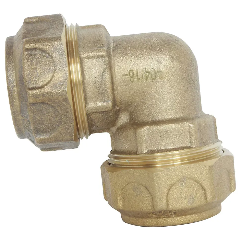Somatherm For You - Raccord laiton coudé égal Serrage Extérieur pour tube PE diam 20 mm