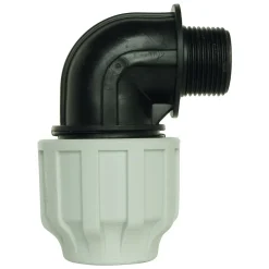 Somatherm For You - Raccord plastique coudé pour tube PE diam 20 mm - Femelle 1/2