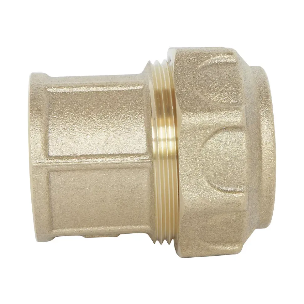 Somatherm For You - Raccord laiton droit Serrage Extérieur pour tube PE diam 32 mm - Femelle 1