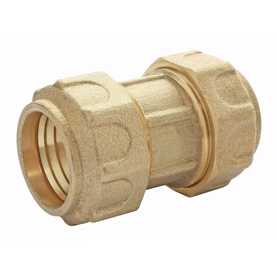 Somatherm For You - Raccord laiton manchon égal Serrage Extérieur pour tube PE diam 25 mm