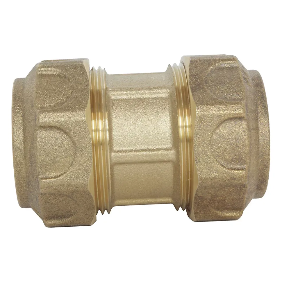 Somatherm For You - Raccord laiton manchon égal Serrage Extérieur pour tube PE diam 25 mm