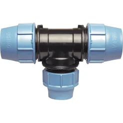 Somatherm For You - Raccord plastique Té réduit au centre pour tube PE diam 32-25-32 mm