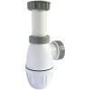 Somatherm For You - Siphon de lavabo réglable avec joint intégré diam 32