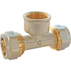 Somatherm For You - Té à visser pour tube Multicouche diam 20 F20/27