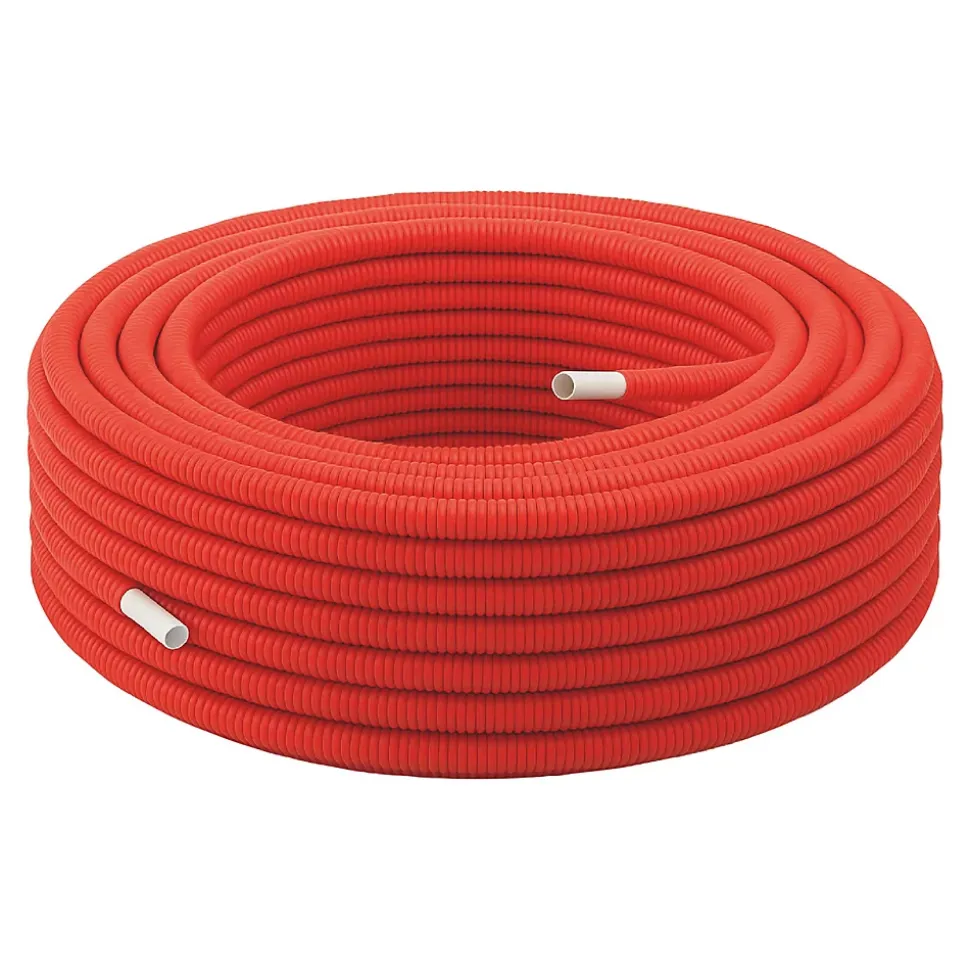 Somatherm For You - Tube multicouche gainé rouge D16 en couronne de 100 mètres