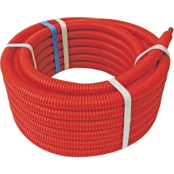 Somatherm For You - Tube PER pré-gainé rouge 16/20 mm - Couronne 50m