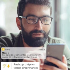 Somfy 1875254 – Home Alarm Advanced Max, Système d’alarme maison connecté haut de gamme avec détecteurs, sirènes et accessoires