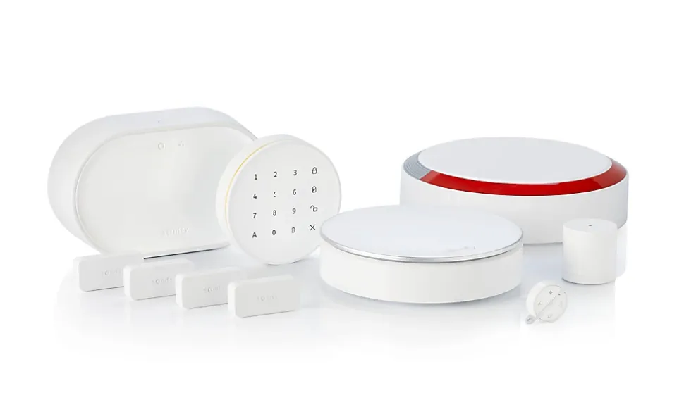 Somfy 1875254 – Home Alarm Advanced Max, Système d’alarme maison connecté haut de gamme avec détecteurs, sirènes et accessoires