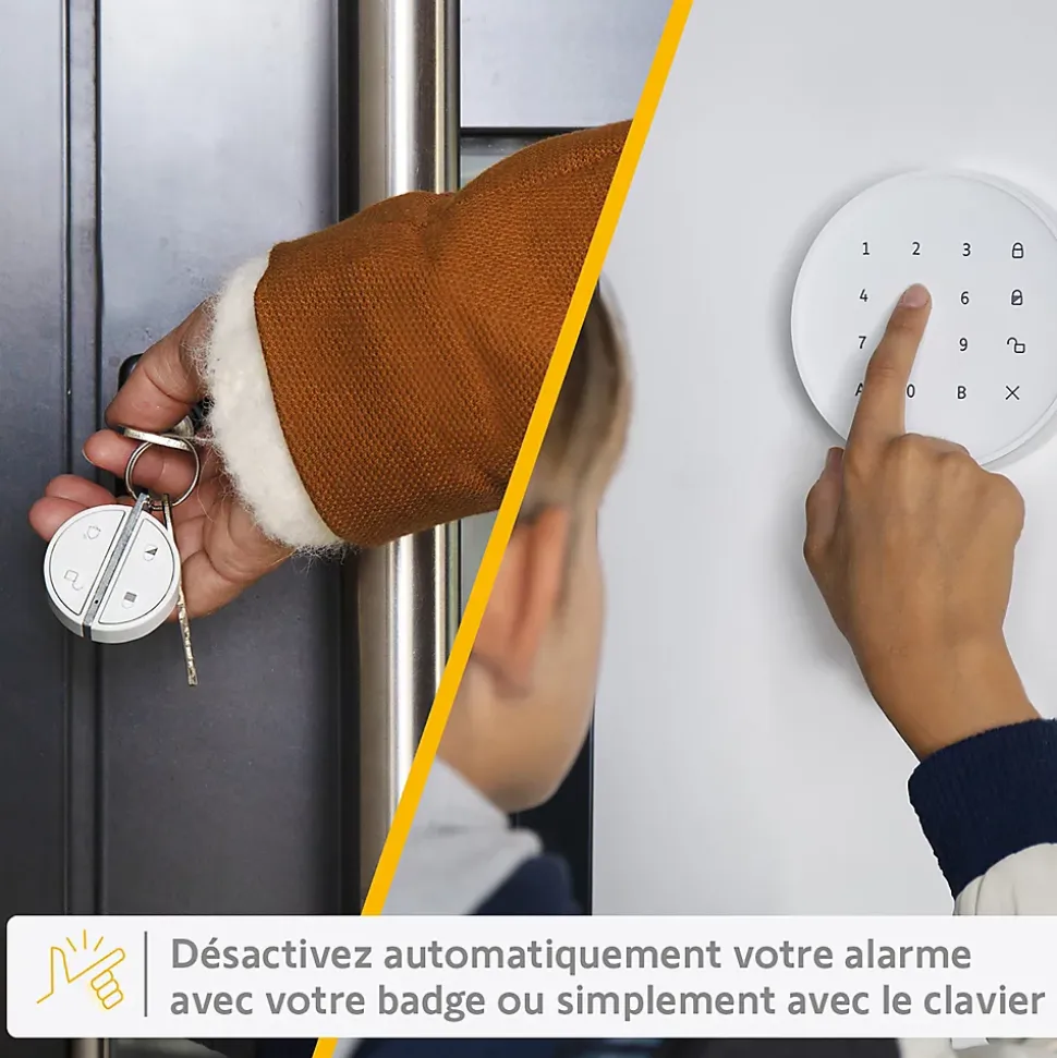 Somfy 1875254 – Home Alarm Advanced Max, Système d’alarme maison connecté haut de gamme avec détecteurs, sirènes et accessoires