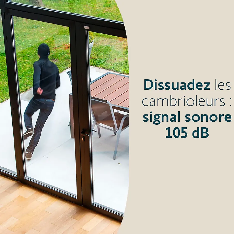 Somfy 1875254 – Home Alarm Advanced Max, Système d’alarme maison connecté haut de gamme avec détecteurs, sirènes et accessoires