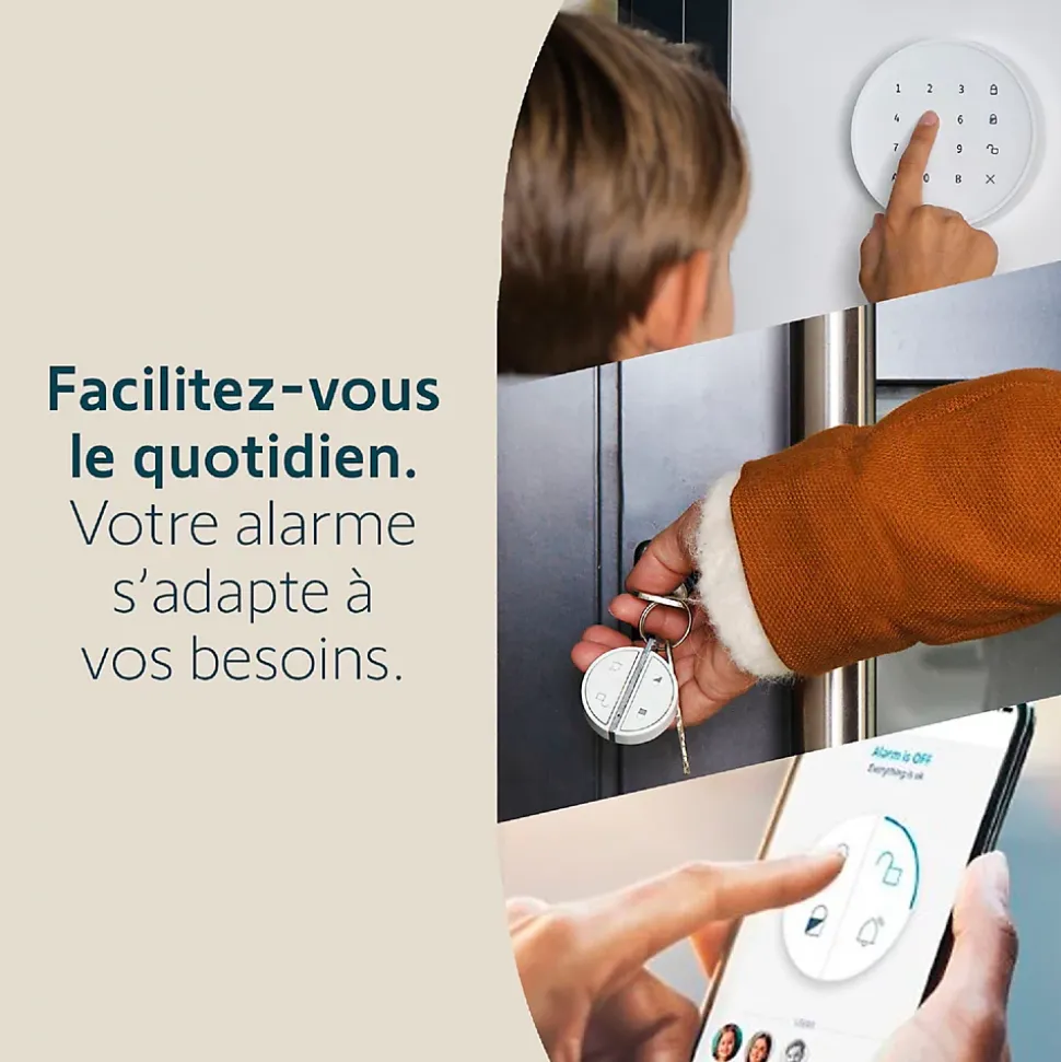 Somfy 1875254 – Home Alarm Advanced Max, Système d’alarme maison connecté haut de gamme avec détecteurs, sirènes et accessoires
