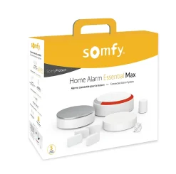 Somfy 1875278 - Home Alarm Essential Max, Alarme maison complète avec sirène & IntelliTAG® compatible Amazon Alexa, Assistant Google & TaHoma® switch