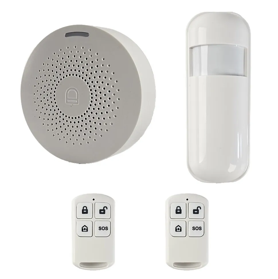 SomLife Système d'Alarme Domestique sans fils WiFi Smart Home, detecteur de mouvement Wireless avec Application Tuya Smart Life