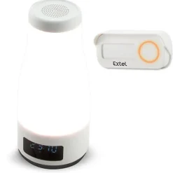 Sonnette sans fil Mood avec enceinte bluetooth lampe intégrée - Extel - 083701