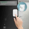 Sonnette sans fil étanche IP68, auto-alimentée, portée de 100 m, blanche