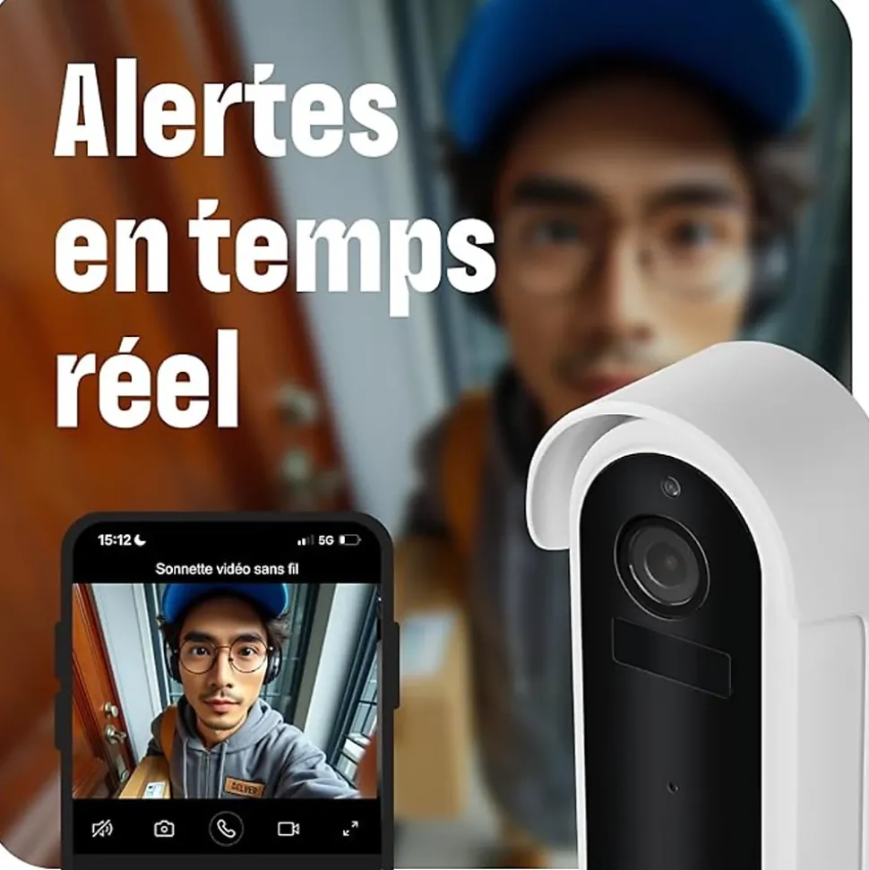Sonnette vidéo sans fil connectée, Omajin by Netatmo
