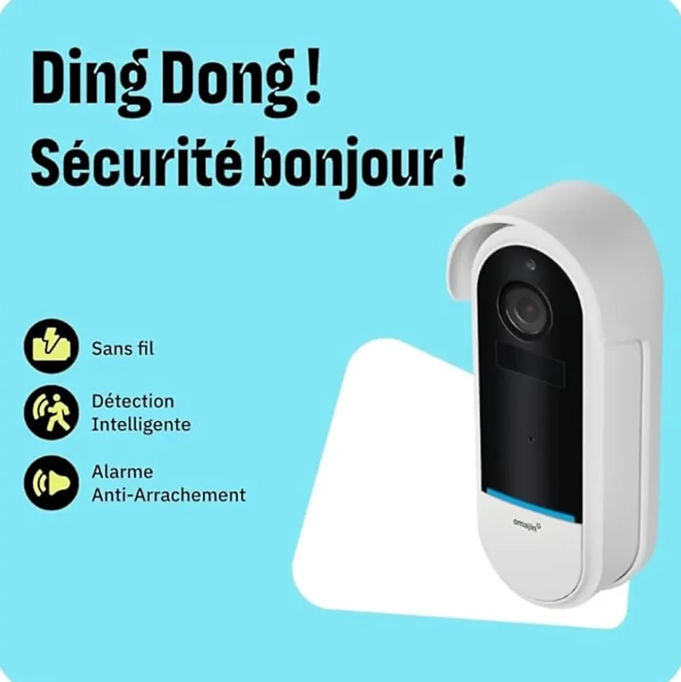 Sonnette vidéo sans fil connectée, Omajin by Netatmo