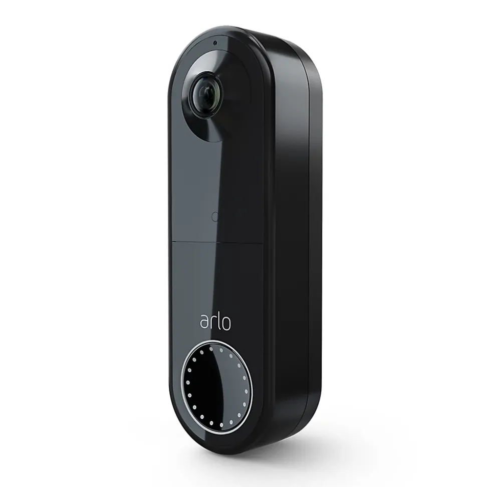 Sonnette vidéo sans fil connectée Arlo noire