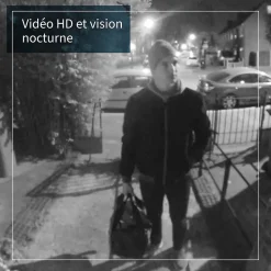 Sonnette vidéo sans fil connectée Arlo noire
