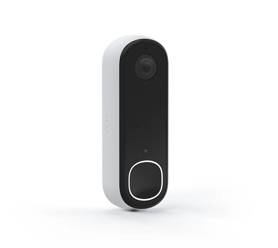 Sonnette vidéo sans fil connectée Arlo Essential2 2k blanc