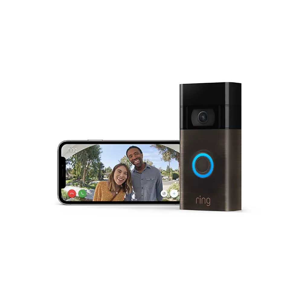Sonnette vidéo sans fil Ring vidéo Doorbell bronze